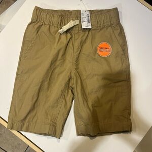 Tan Boys’ Place Shorts Size 7 Functional Drawstring NWT